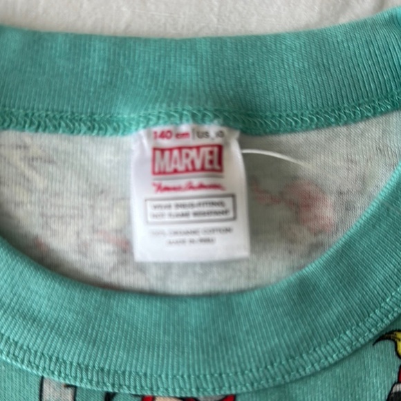 NWT Hanna Andersson x Marvel Thor Short 2 piece set pajamas Kids 10 - Picture 2 of 2